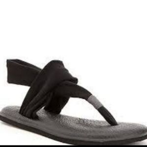 Sanuk Women Yoga Sling Strappy Sandals Flip flip Flats sz 11
